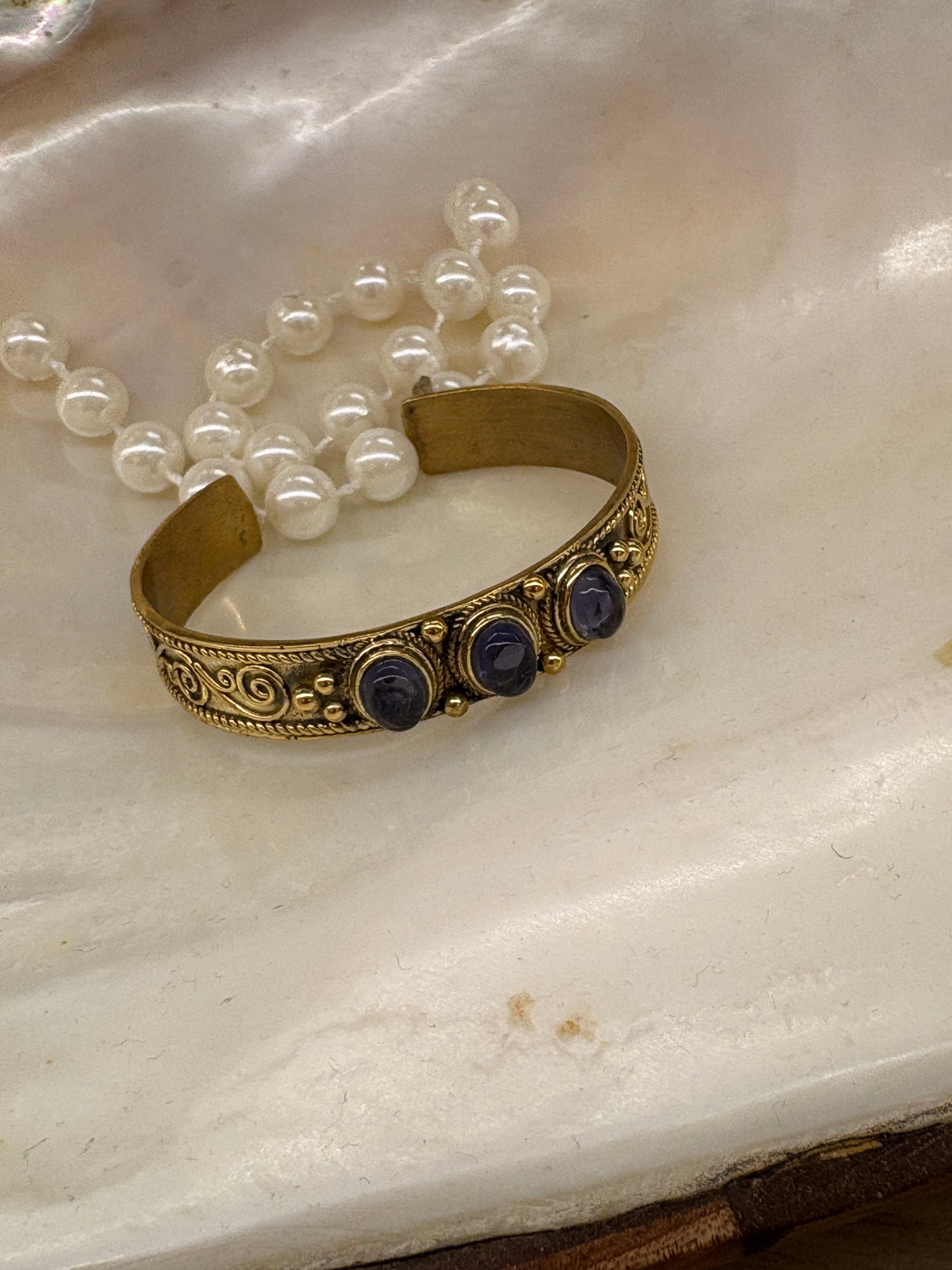 Celestial amethyst arm cuff