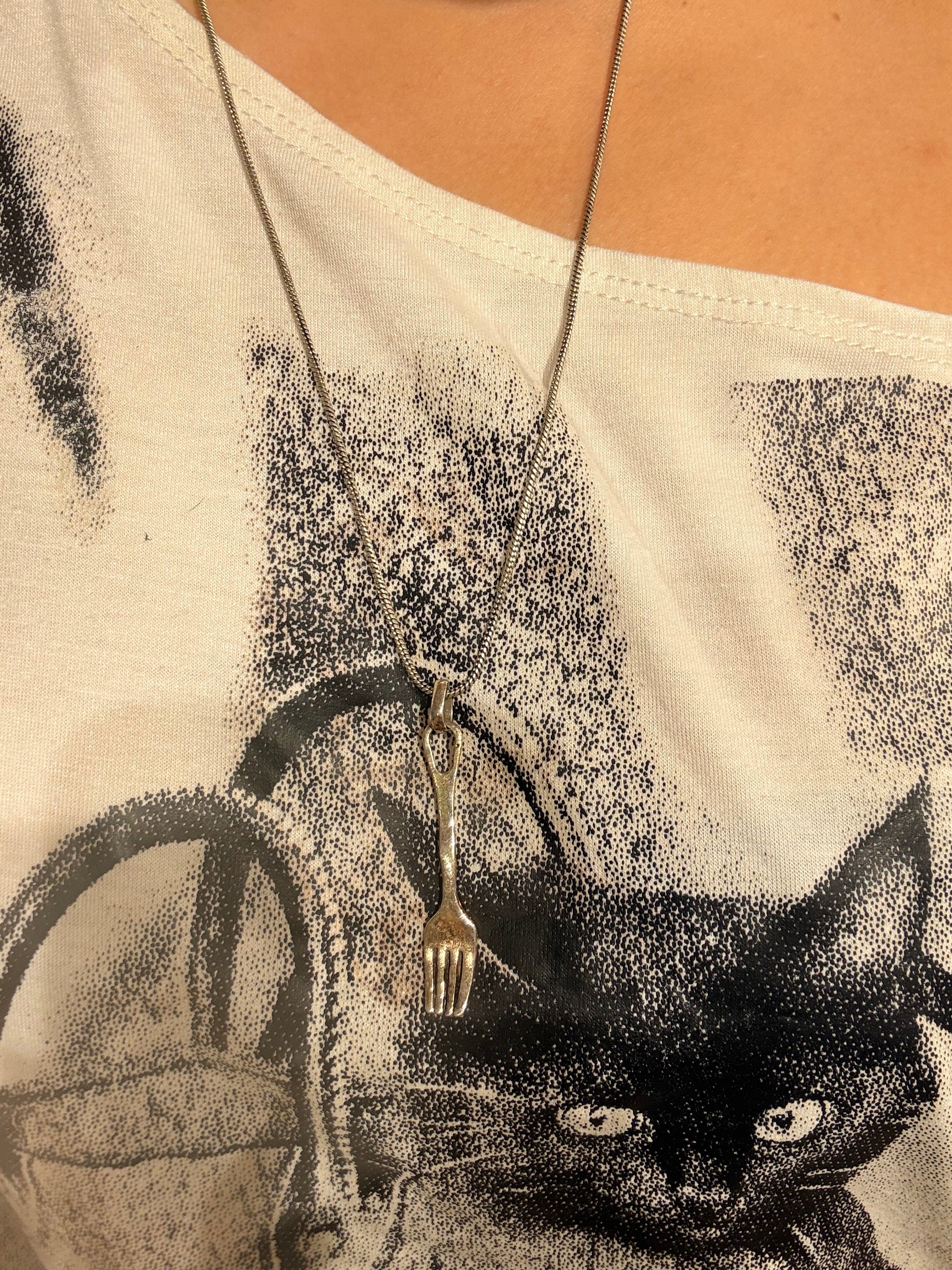 Fork necklace