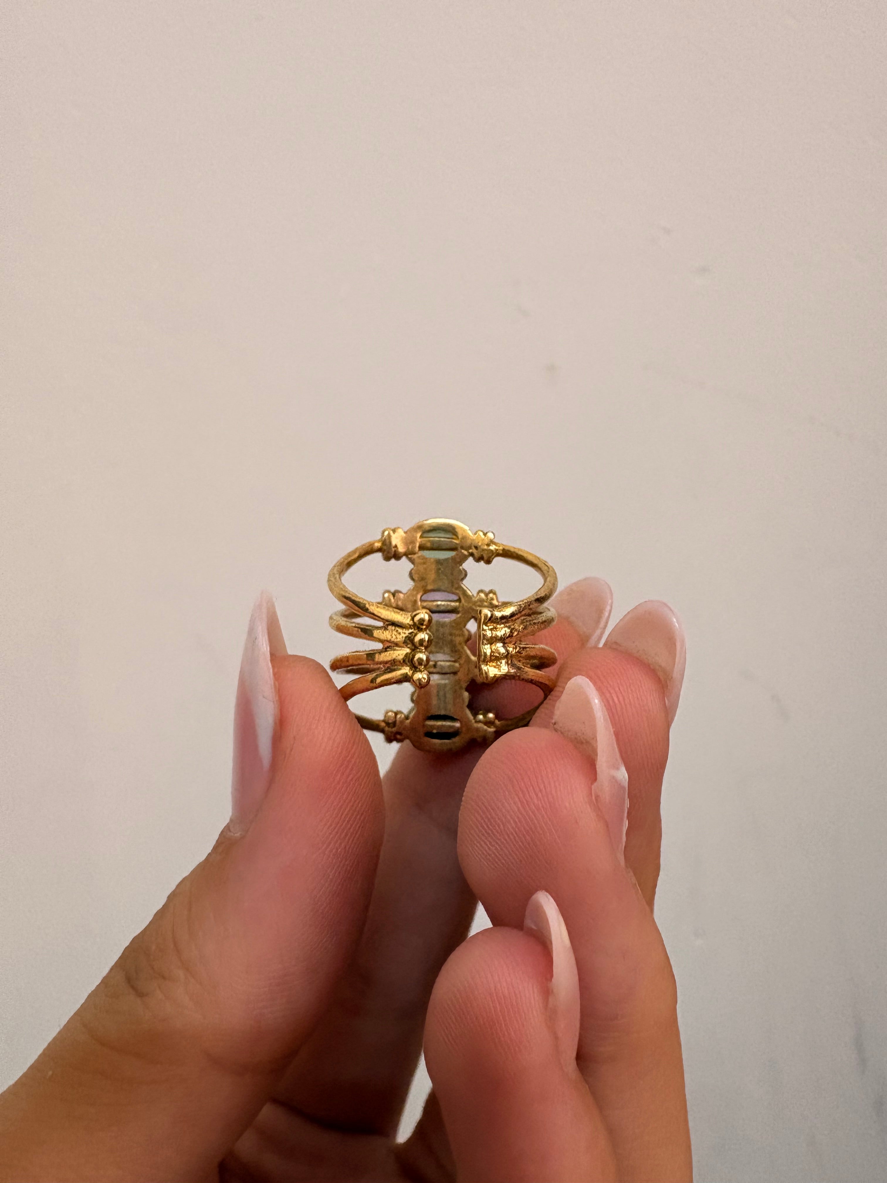 4 stone ring