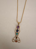 7 chakras body inspire necklace