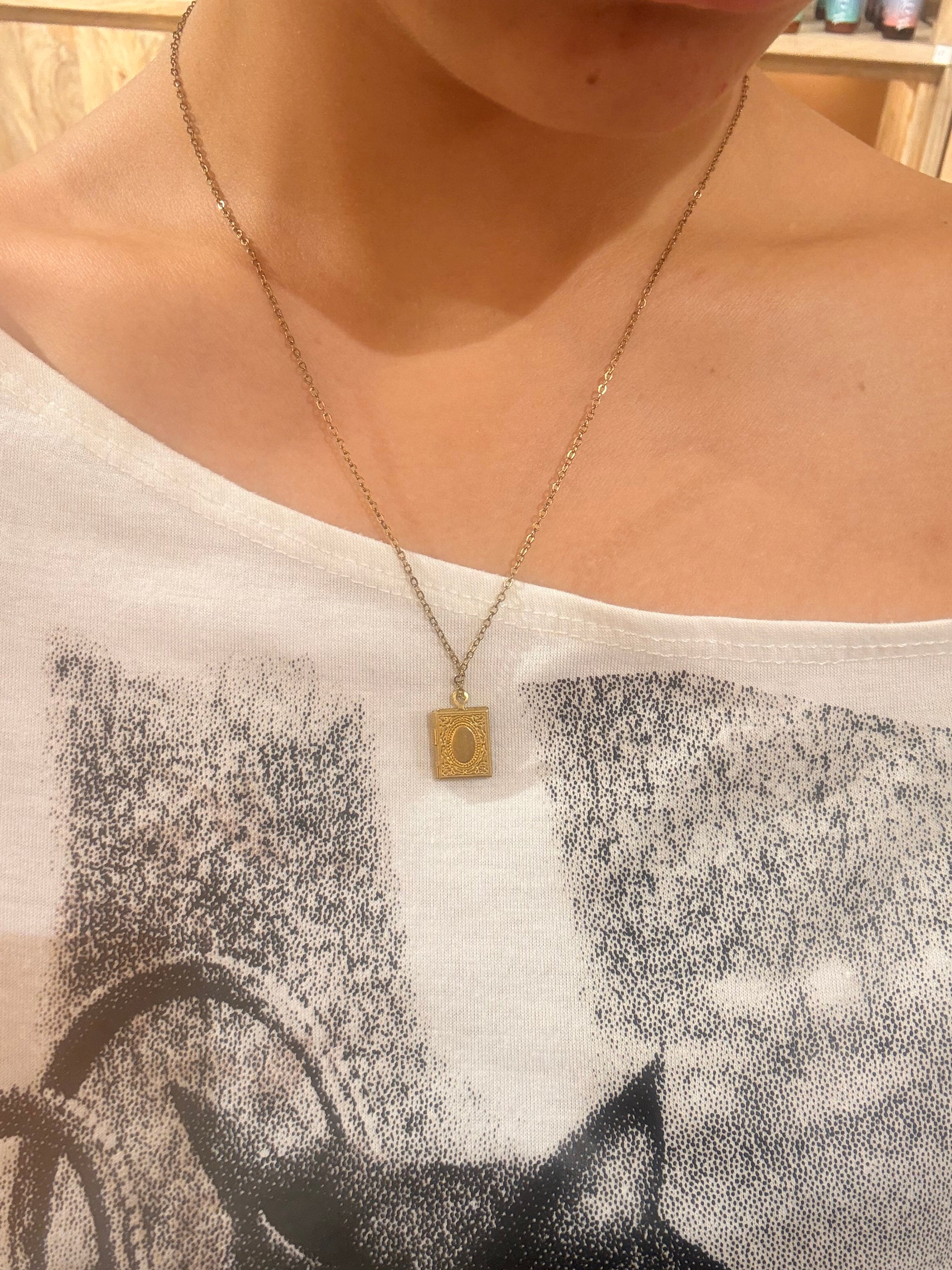 Small book pendant