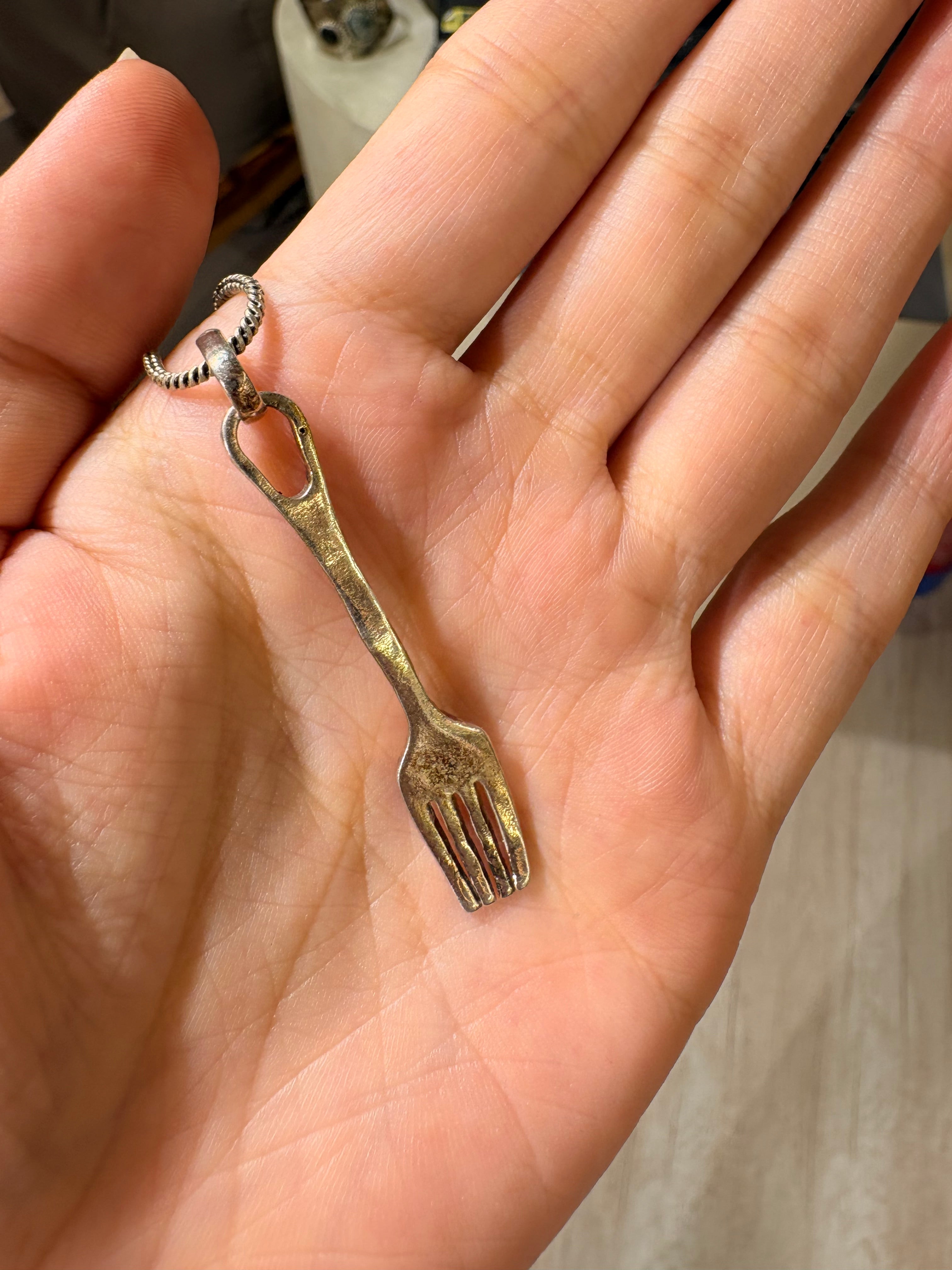 Fork necklace