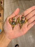 Angel wings earrings
