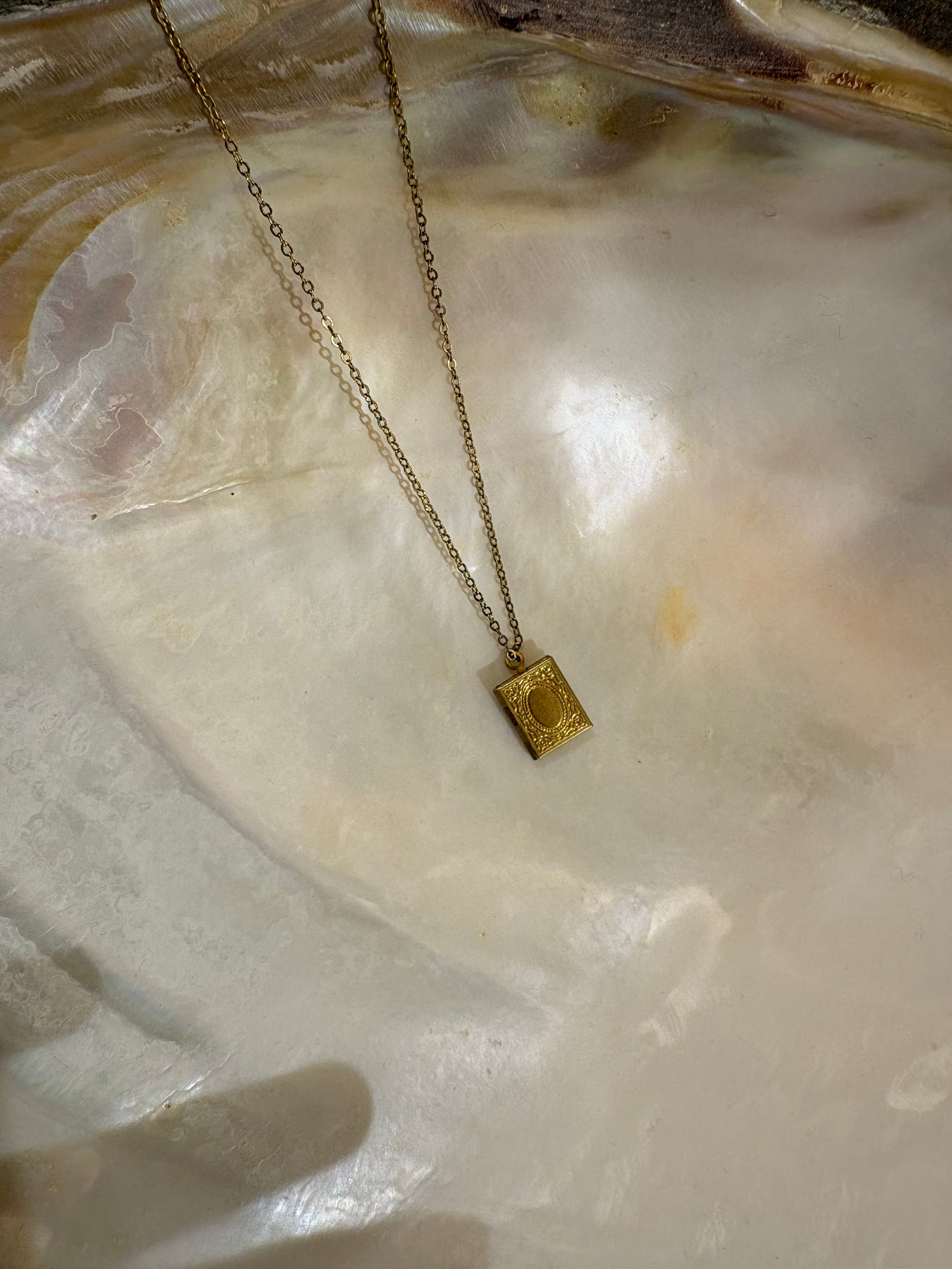 Small book pendant