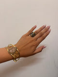 Tear drop arm and hand cuff