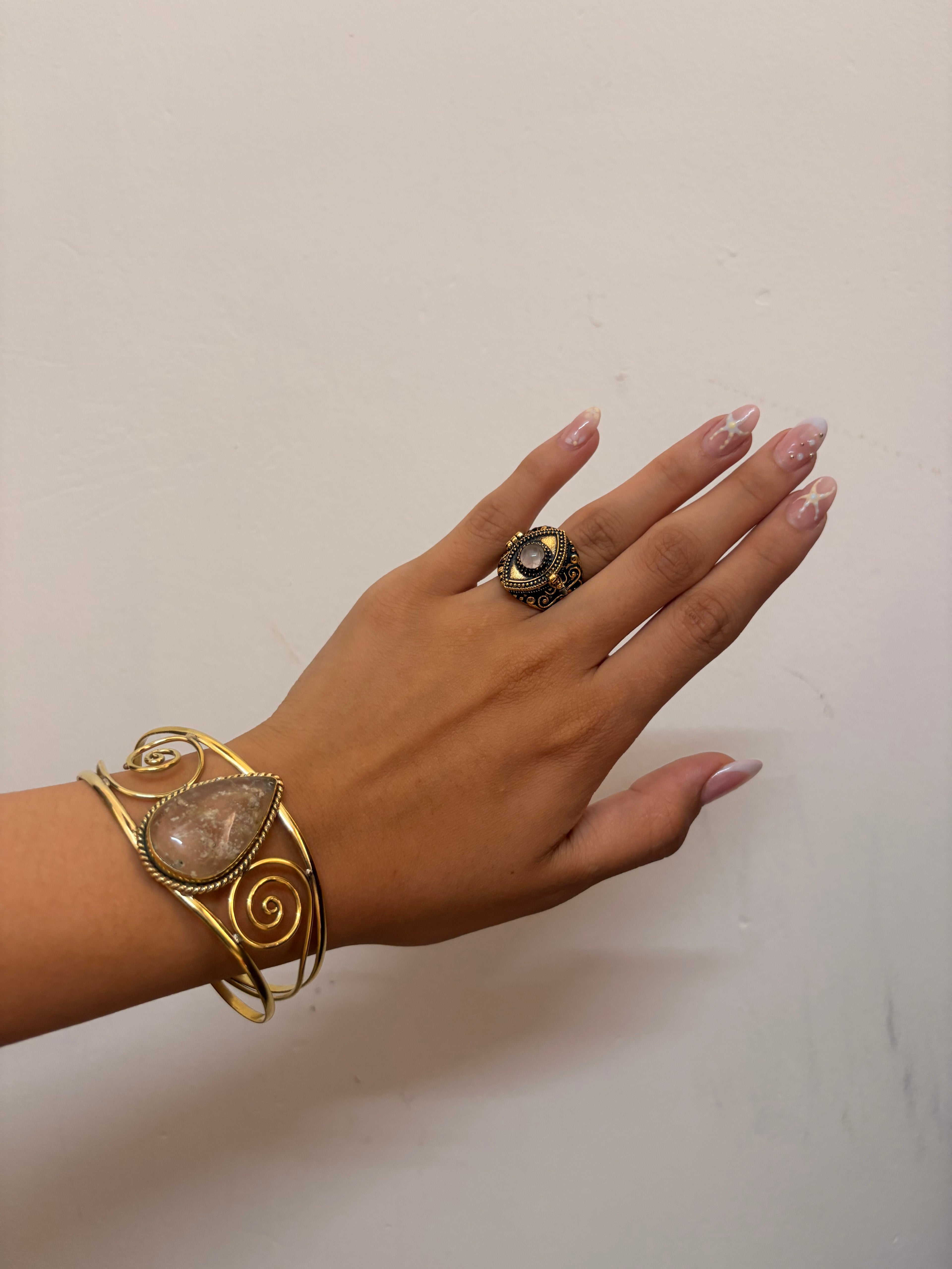 Tear drop arm and hand cuff