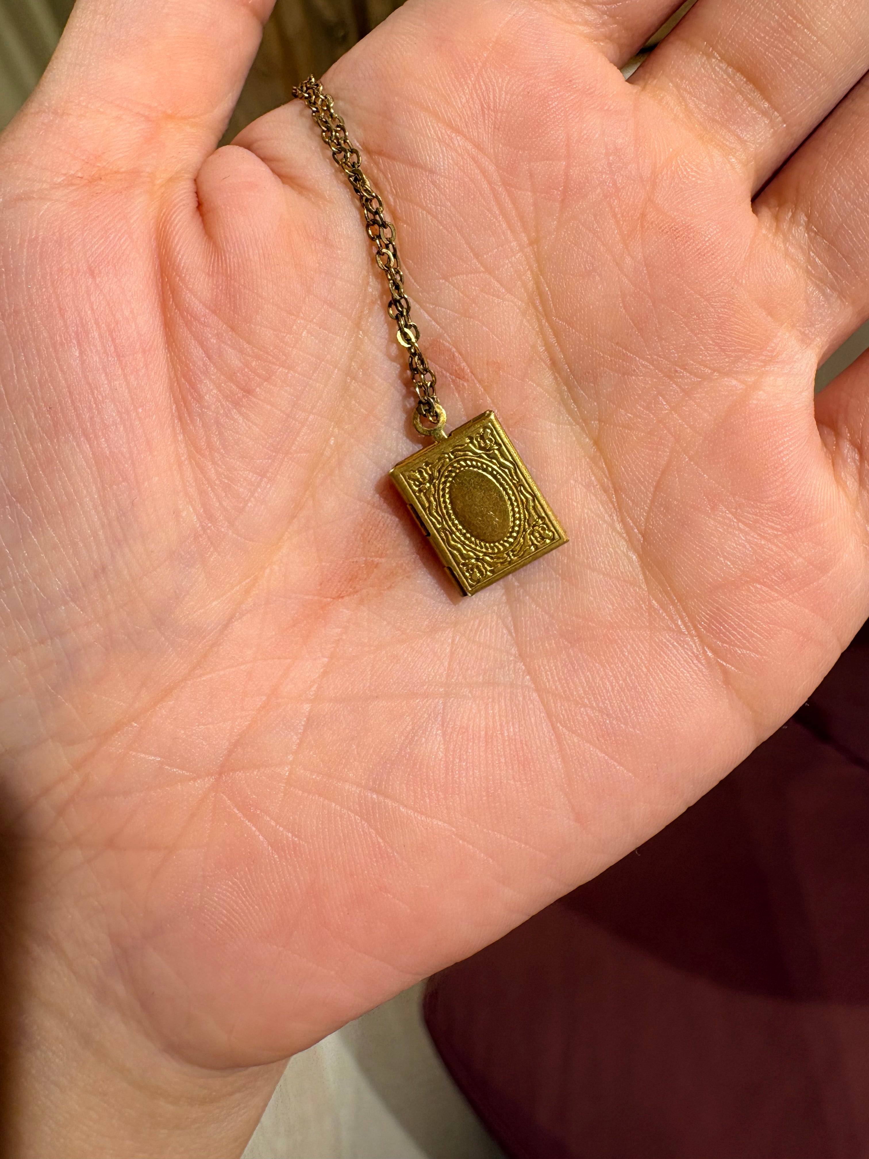 Small book pendant