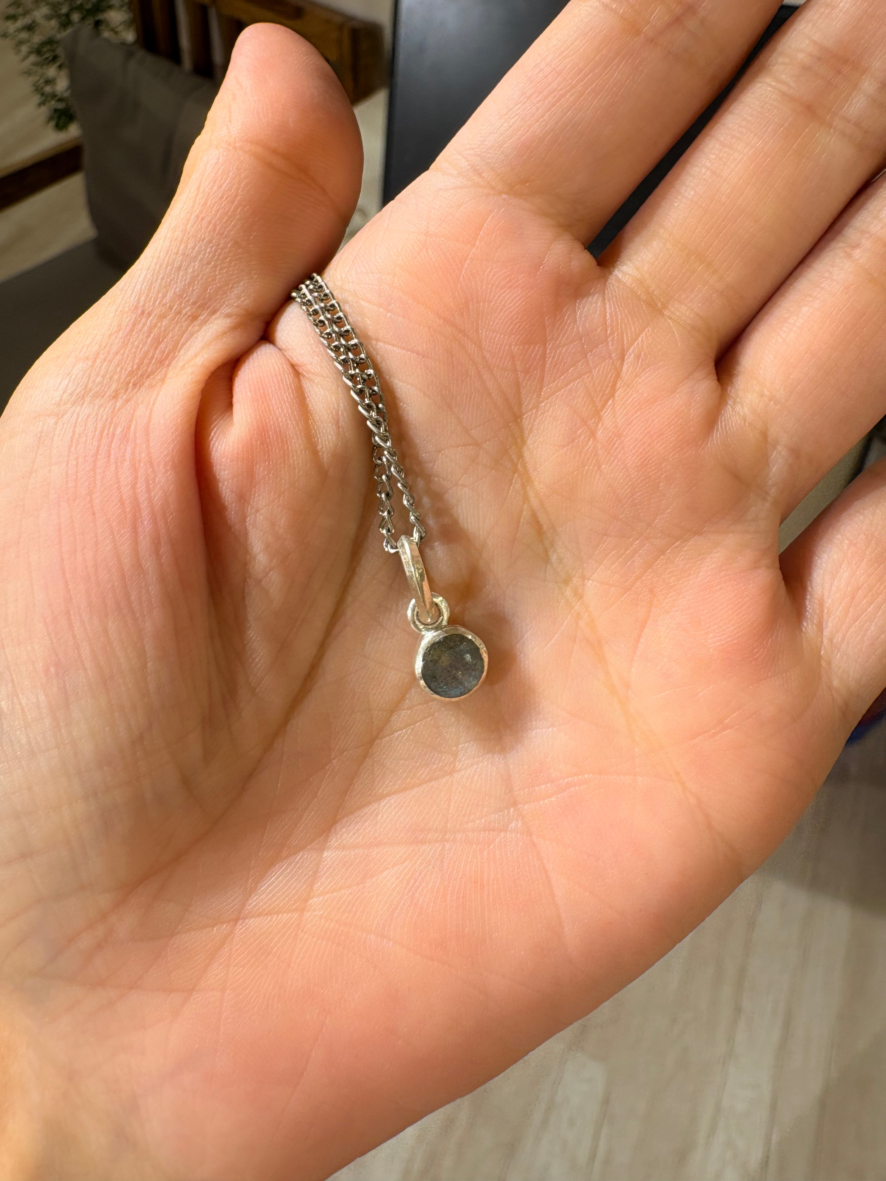 Natural stone necklace