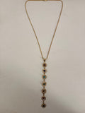7 chakras inspire necklace natural stones