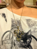 Grape stone necklace