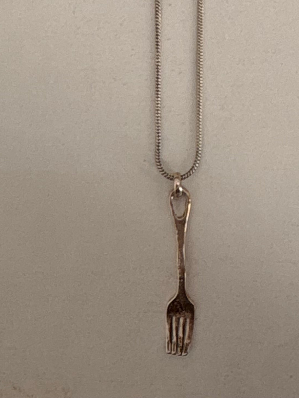 Fork necklace