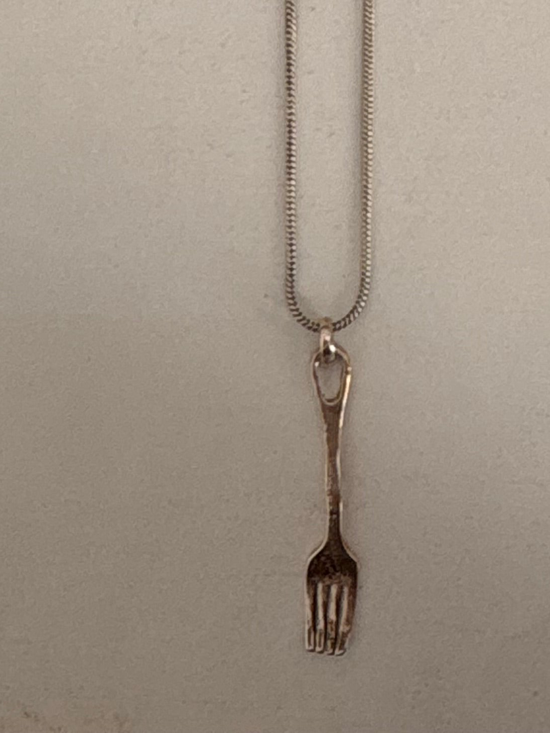 Fork necklace