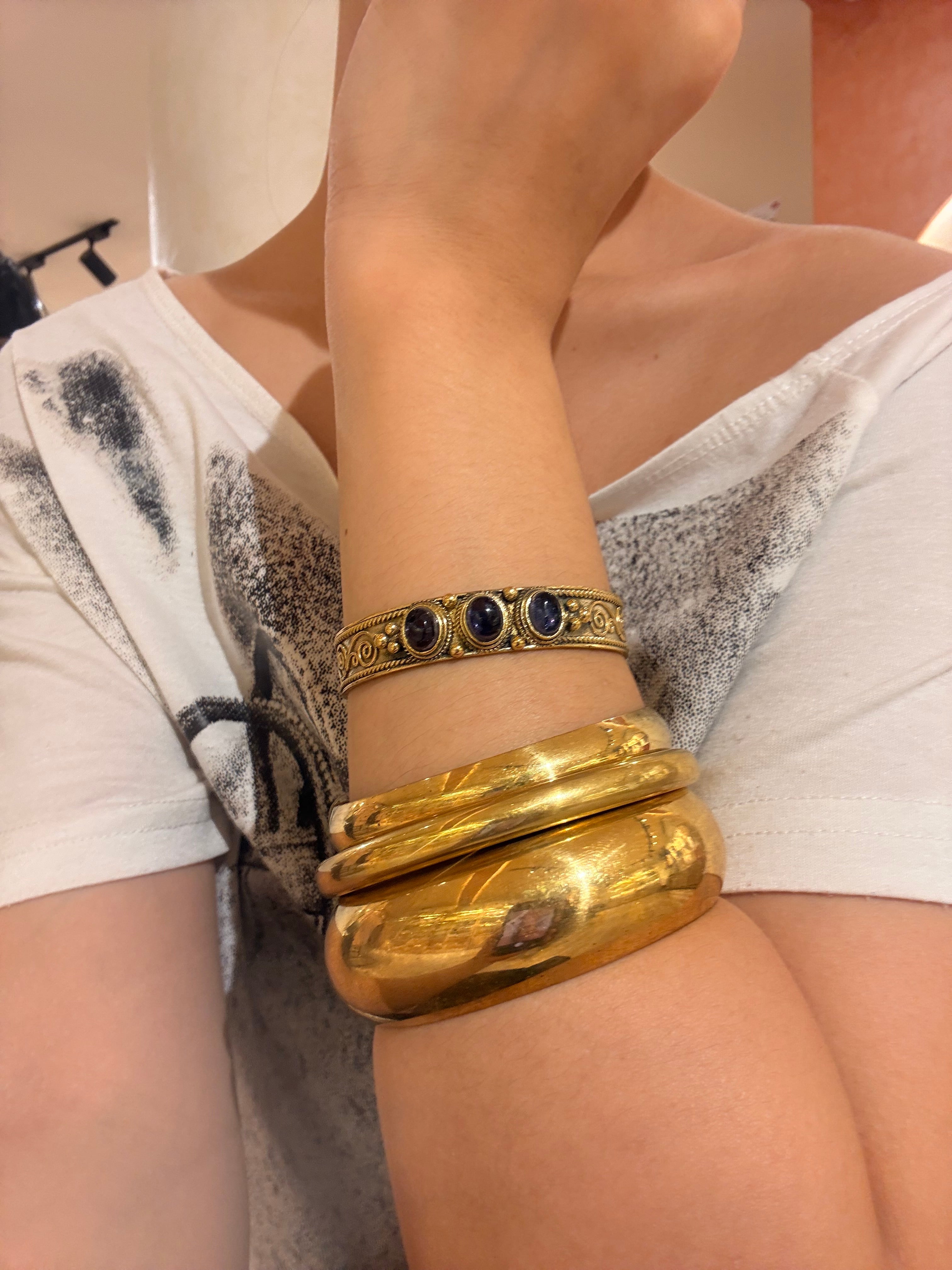 Celestial amethyst arm cuff