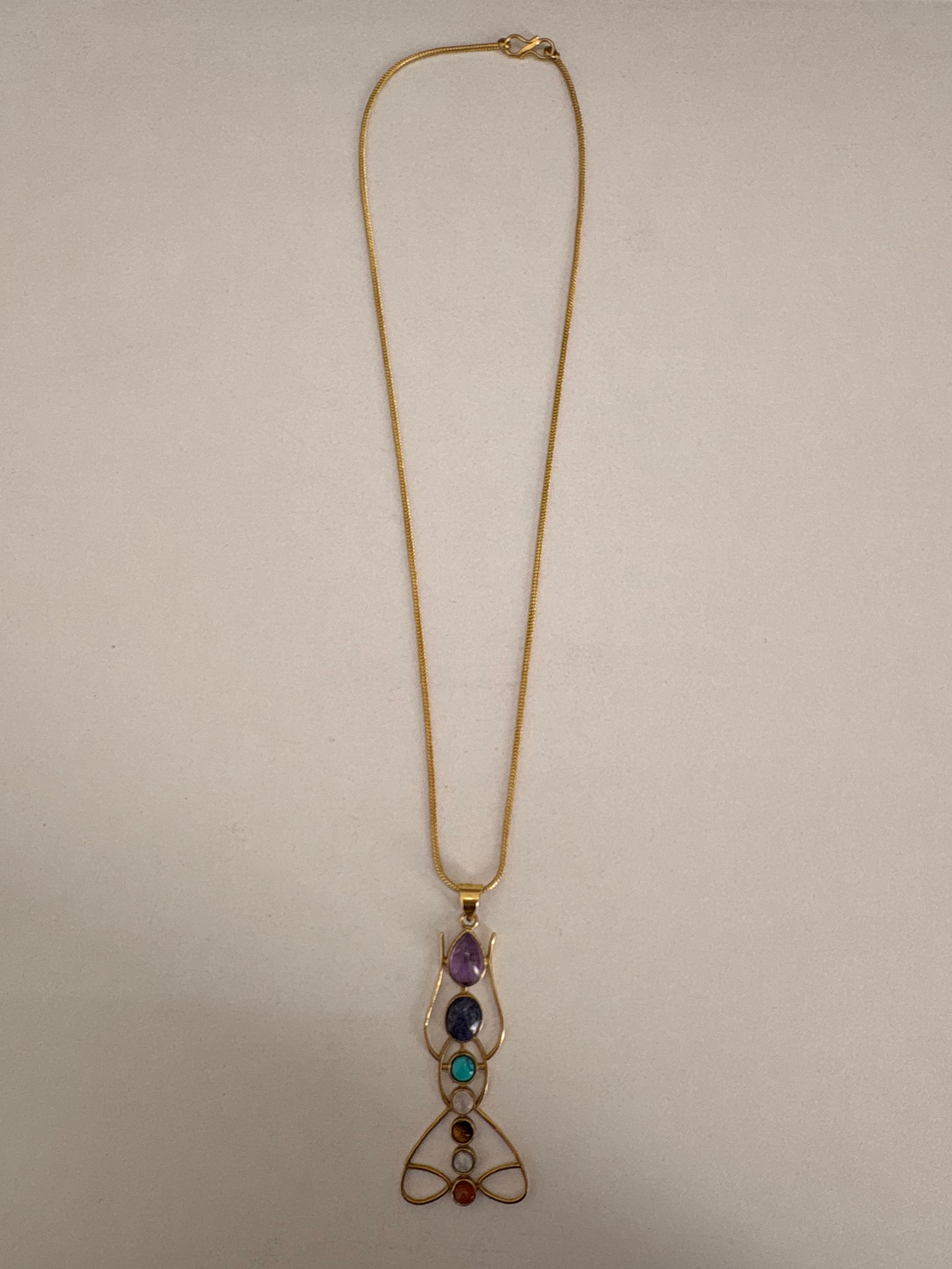 7 chakras body inspire necklace