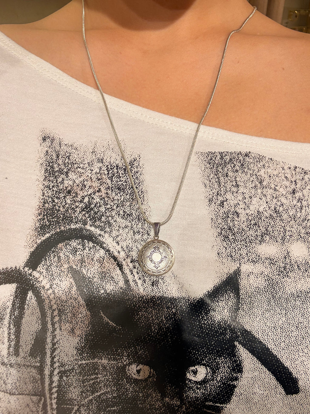Round Victorian locket