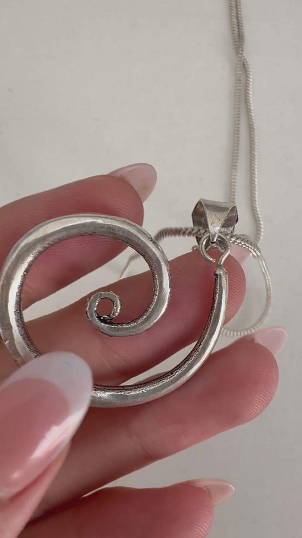 Spiral necklace
